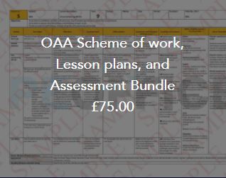 OAA Scheme of work and lesson plans